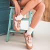 Sneakersy "Pastel Dusk" – Róż, Liliowy & Biały