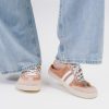 Zamszowe Klapki-Sneakery w Stylu Retro – Pastelowy Komfort bez Pięty