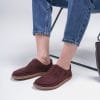 Zamszowe Półbuty Barefoot w Odcieniu Szlachetnego Wina – Naturalna Swoboda