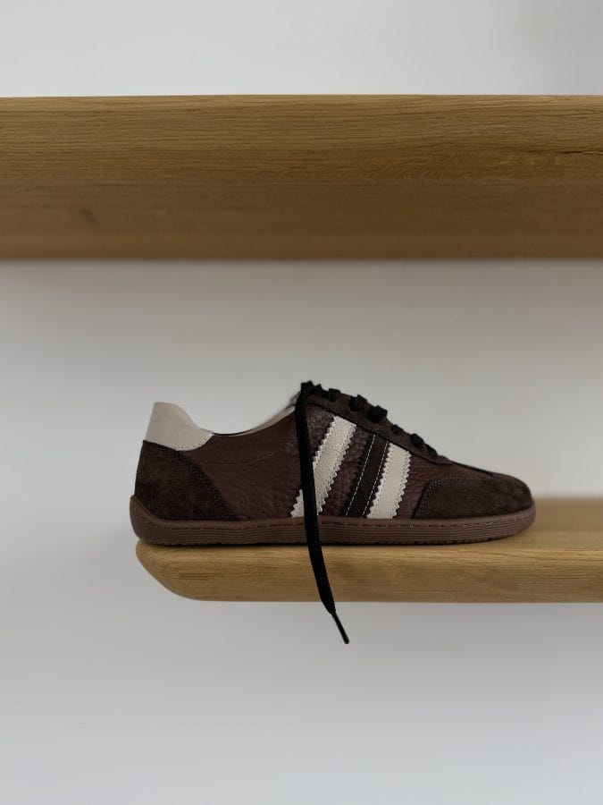 Amelia – barefoot damski ze skóry licowej i zamszu - obrazek 3