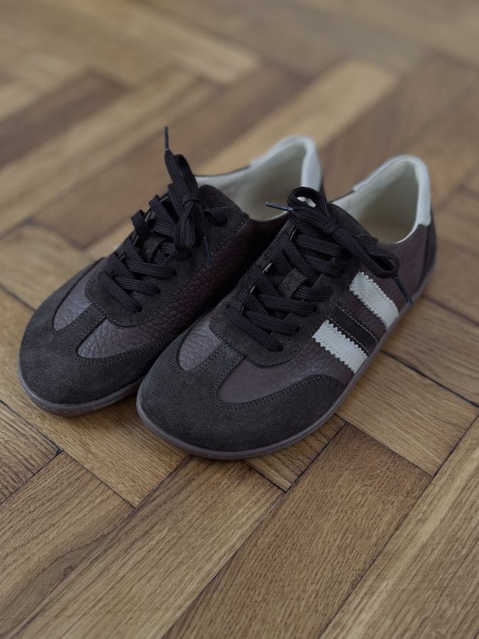 Amelia – barefoot damski ze skóry licowej i zamszu - obrazek 5