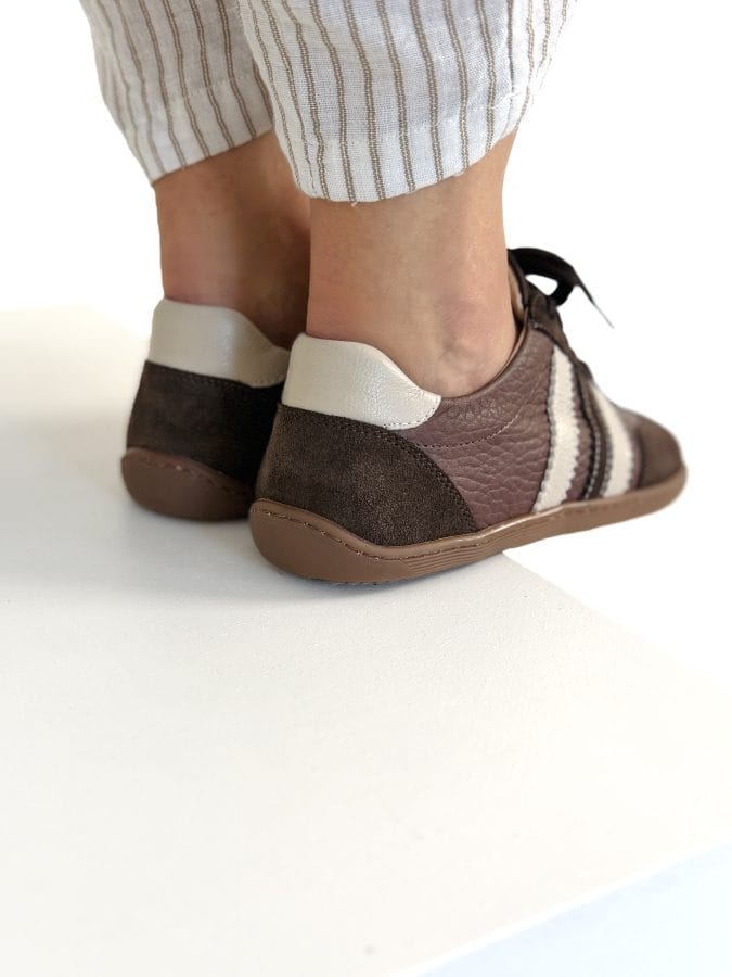 Amelia – barefoot damski ze skóry licowej i zamszu - obrazek 4